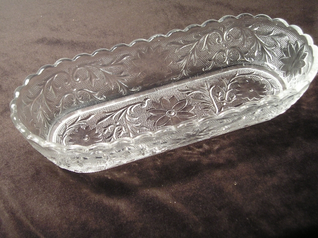Vintage Clear Gl Celery Dish Nex Tech Clifieds Vintage Clear Gl Celery Dish Nex