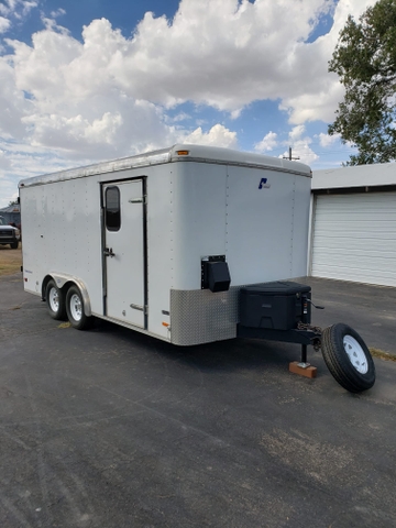 1999 PACE AMERICAN CARGO TRAILER CAMPER price lowered!! - Nex-Tech ...