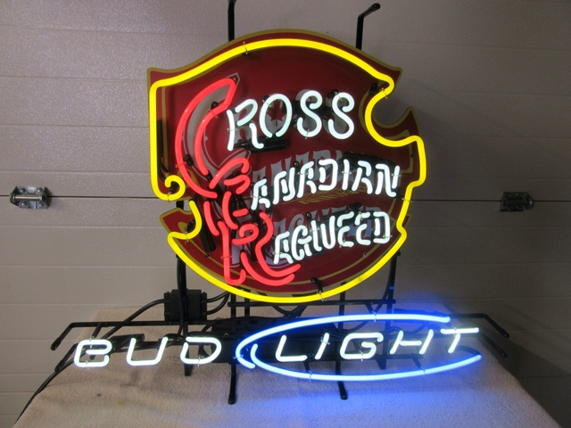 cross canadian ragweed neon sign