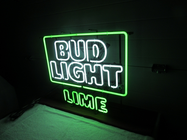 Bud Light Lime Neon Lighted Sign - Nex-Tech Classifieds