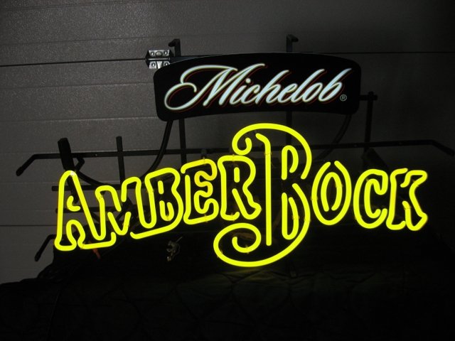 Michelob Amber Bock Neon Sign - collectibles - by owner - sale - craigslist