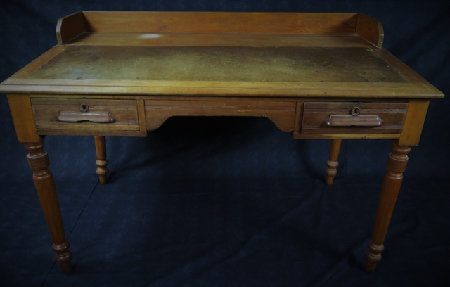 Ca 19th Century Primitive Foundry Secretary Writing Desk Nex