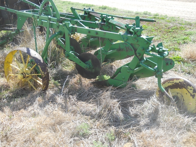 antique jd three bottom plow Antique jd three bottom plow