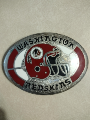 washington redskins belt buckle