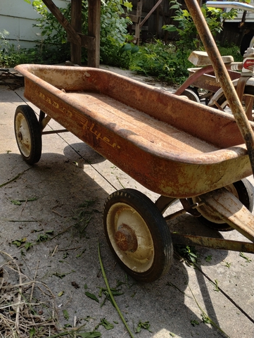 Red 2024 wagon scooter