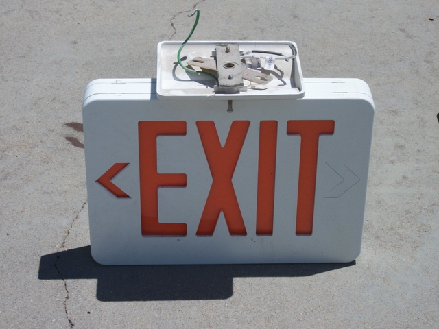 exit sign for sale