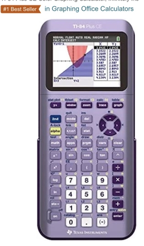 vasthouden wijk overtuigen Graphing Calculator Texas Instruments TI-84 Plus CE - Nex-Tech Classifieds