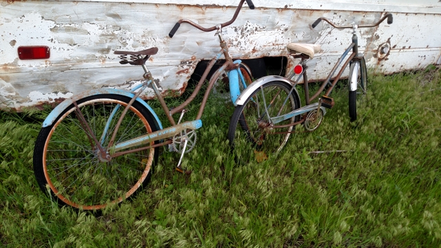 antique huffy bicycles