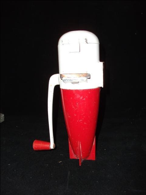 Vintage Dazey Atomic Red Rocket Ice Crusher Nut Grinder 