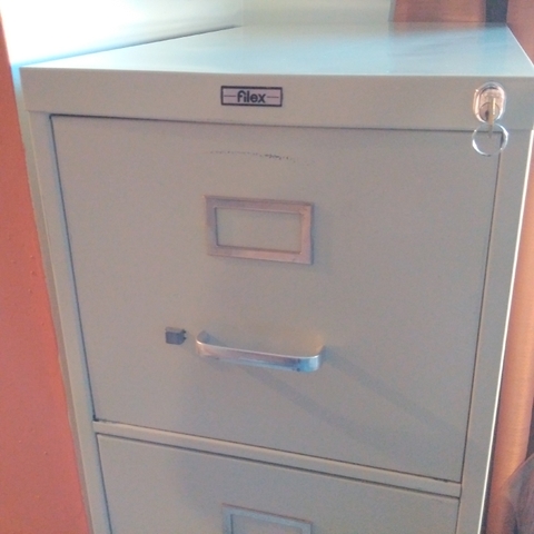 Filex Letter Size Tan Filing Cabinet With Lock 2 Keys 4 Draw Nex