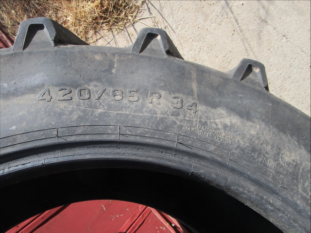 Pair Titan 420/85R-34 Radial Tractor Tires - Nex-Tech Classifieds