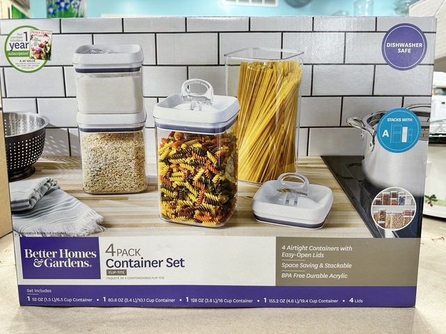  JN Better Homes & Gardens Flip Tite Food Storage Set