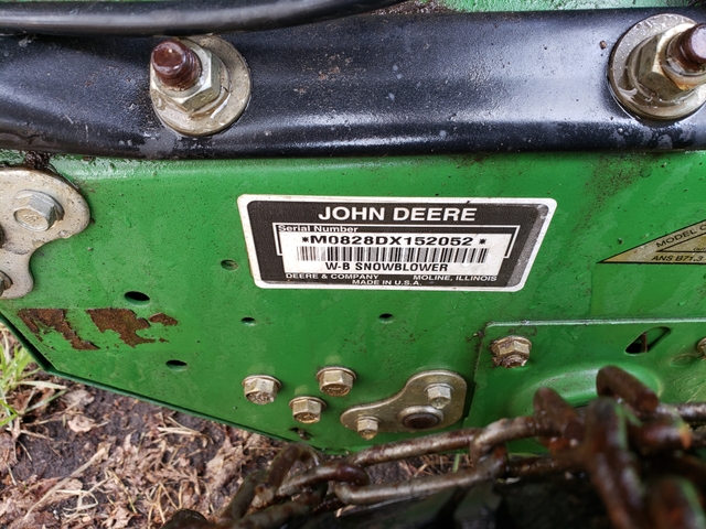 John Deere 828d Snowblower Nex Tech Classifieds 8103