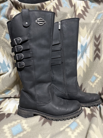 Womens harley davidson outlet boots size 8