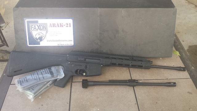 Faxon ARAK 21 in 5.56 300 B.O. Nex Tech Classifieds