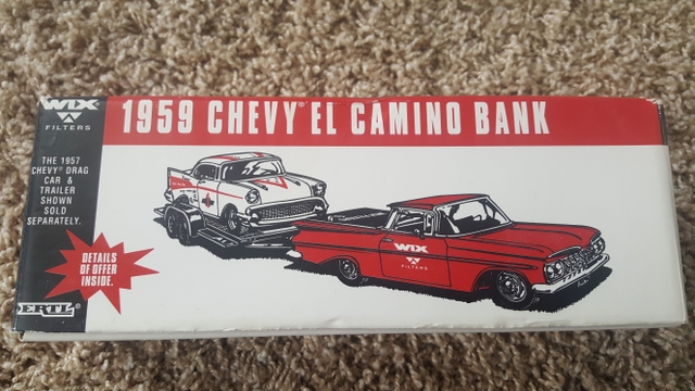 WIX Filters 1959 Chevy El Camino Collectibles Bank, Diecast - Nex