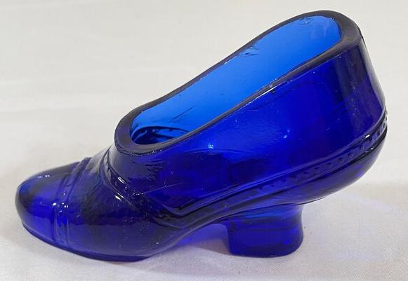 Cobalt Blue Glass High Heel Slipper Nex Tech Classifieds