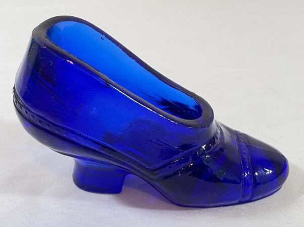 Cobalt Blue Glass High Heel Slipper Nex Tech Classifieds