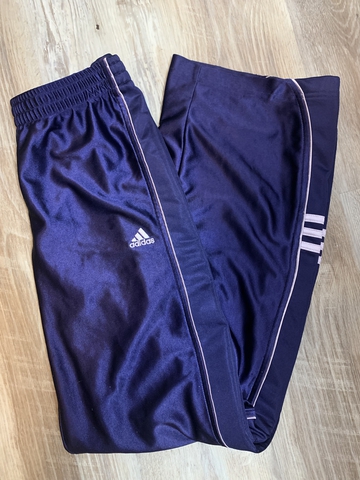 Adidas Wind pants track pants women's size extra large black zipper | eBay