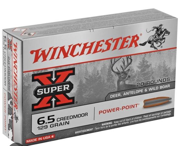 6.5 CREEDMOOR WINCHESTER 129 GRAIN POWER POINT RIFLE AMMO - Nex-Tech ...