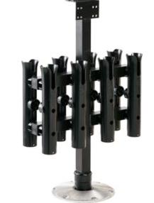 SOLD - (2) Cabelas Deluxe Quick-Stow Rod Rack-Holds (8) rods