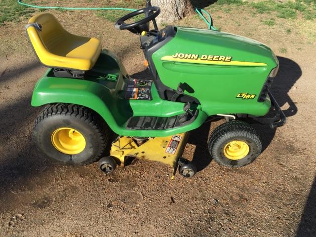 John deere 126 discount ride on mower