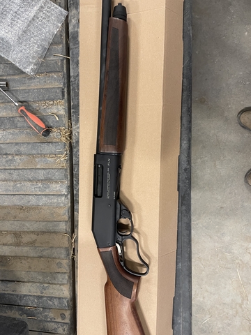 Lever action 12ga shotgun