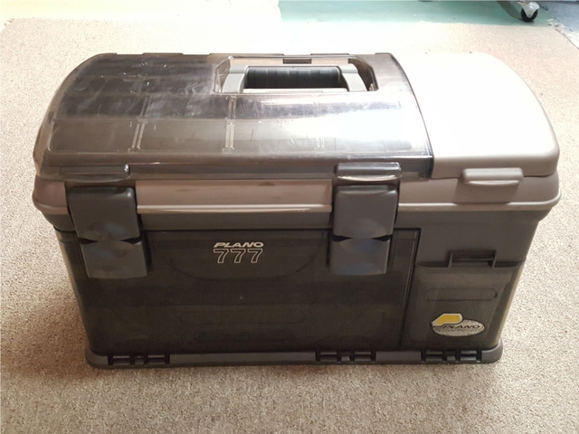 SOLD - Plano 777 Fishing Tackle Boxes (3). Two drawer PRICE REDUCED
