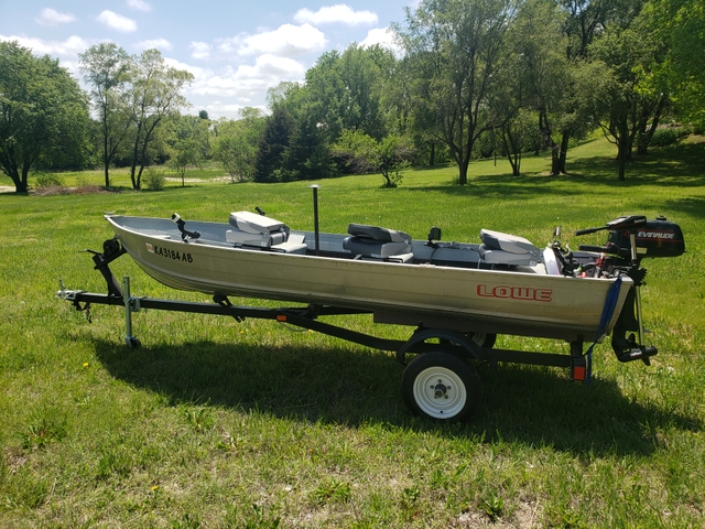 1996 Lowe LV1457ED w/ 5hp Evinrude - Nex-Tech Classifieds