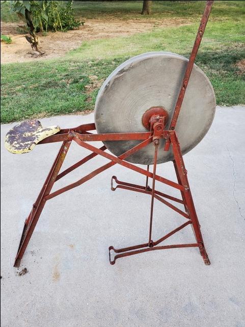Antique Sharpening Stone Sharpening Wheel Grinding Wheel 