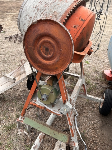 2-Wheeled Cement Mixer - Nex-Tech Classifieds