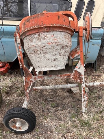 2-Wheeled Cement Mixer - Nex-Tech Classifieds