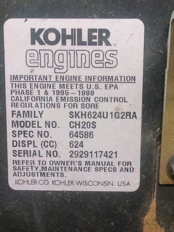 John deere f680 online engine