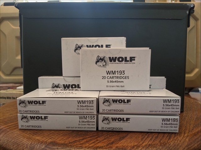 Wolf 5.56 WM193 55 gr FMJ - Nex-Tech Classifieds