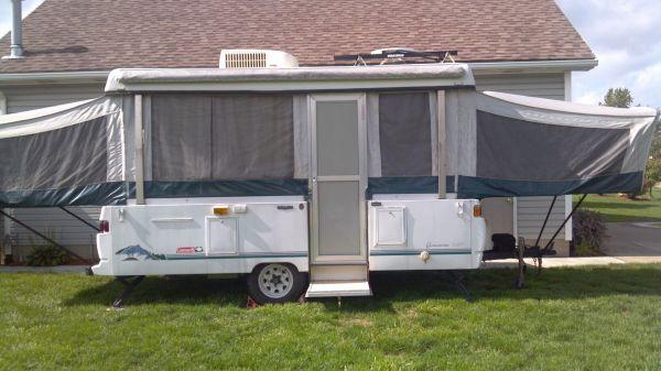 coleman tent trailer