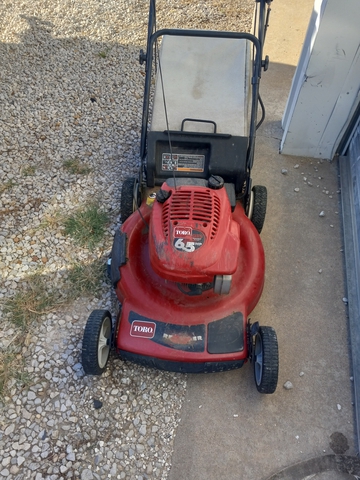 Toro lawn mower best sale 6.5 hp self propelled