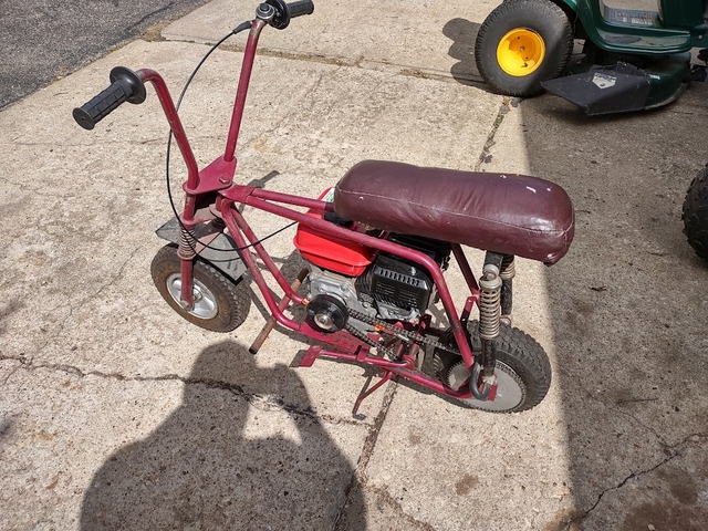 Vintage mini best sale bike frame