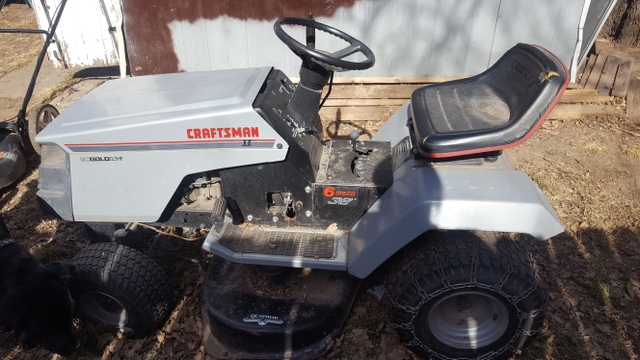 Craftsman 12.5 hp discount 38 riding mower