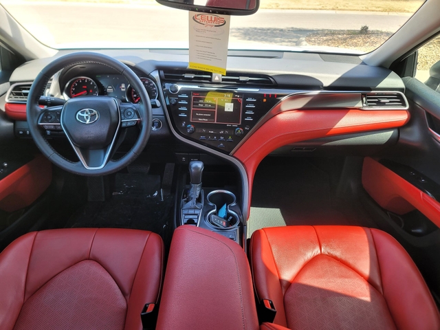 2019 Toyota Camry XSE in Pearl White with Red Interior - Nex-Tech ...