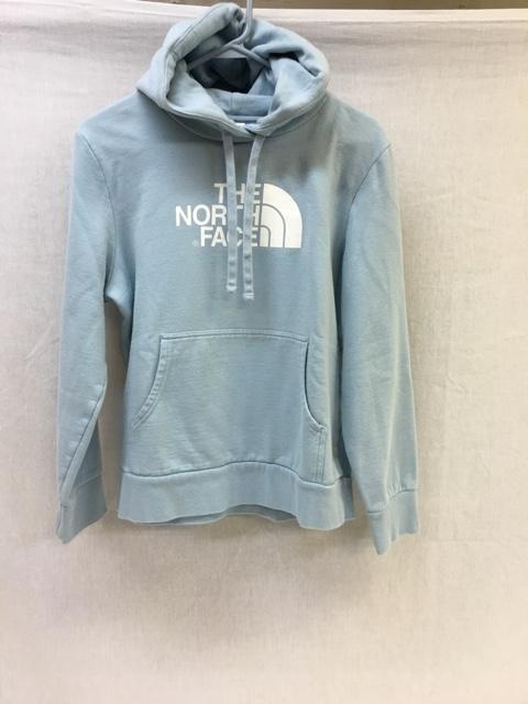 light blue north face hoodie