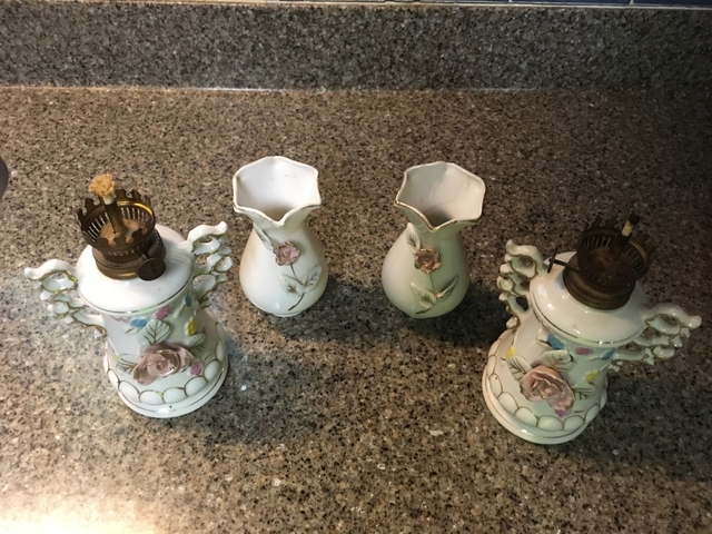 Miniature Hand Painted Oil Lamps Made In Japan Nex Tech Classifieds Contact Er