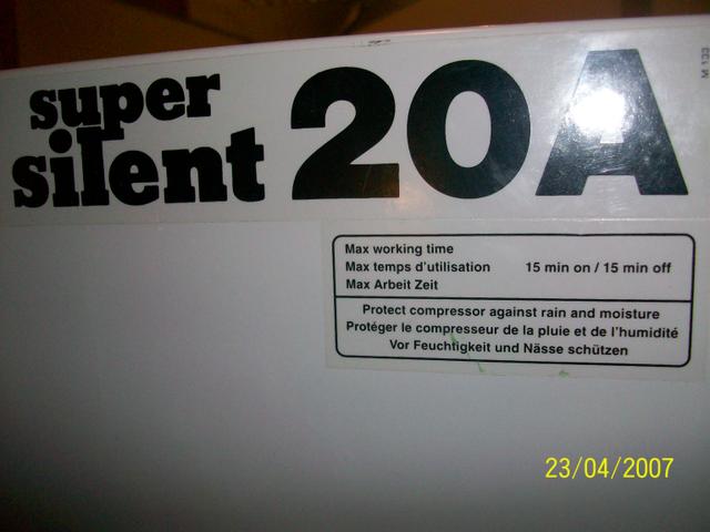 AIR COMPRESSOR -SILENTAIRE -SUPER SILENT 20A - Nex-Tech Classifieds