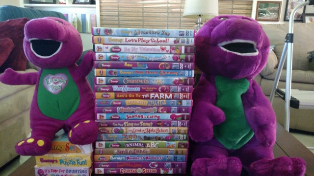 Barney DVD/VHS Collection & Singing/Animated Dinos DiscoverStuff.