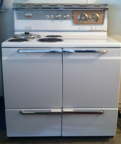 hotpoint hallmark double oven range