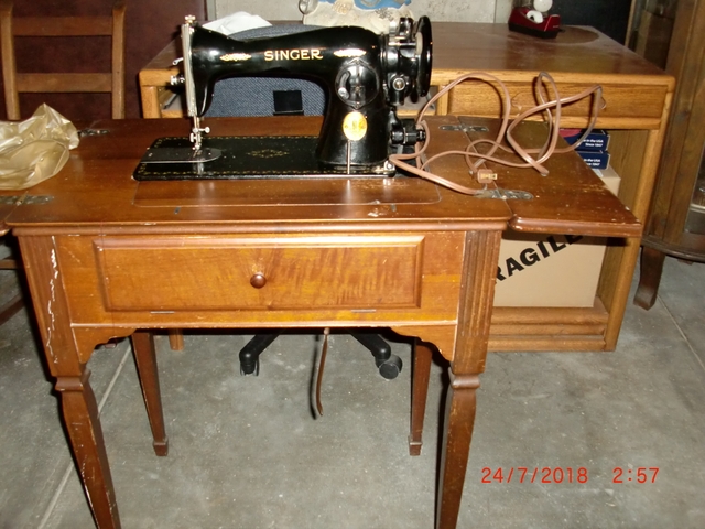 1948 Singer Sewing Machine In Cabinet Nex Tech Classifieds