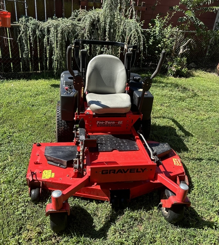 Gravely pro 60 online zero turn