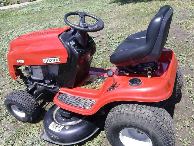 Huskee riding mower online for sale