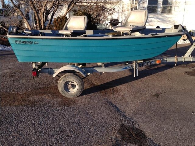 Bass Hound 10.2 Boat with trailer - Nex-Tech Classifieds
