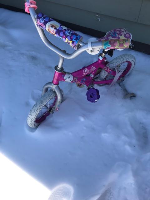 toddler barbie bike