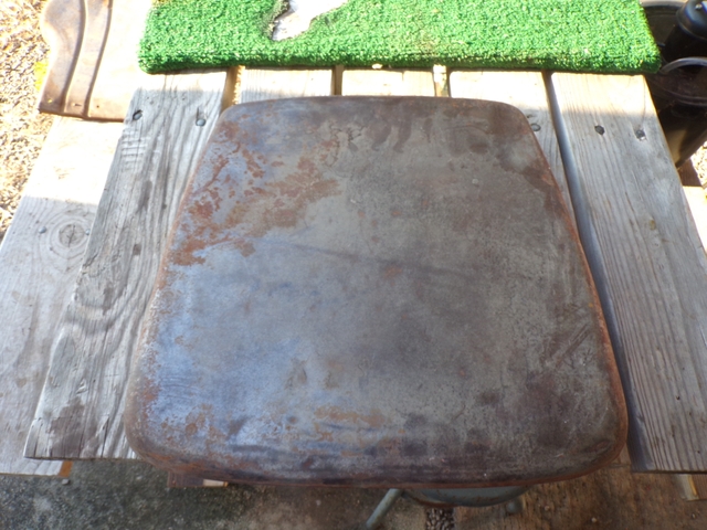 Vintage Metal Chair Parts Seat And Back, Retro Metal Chair Parts